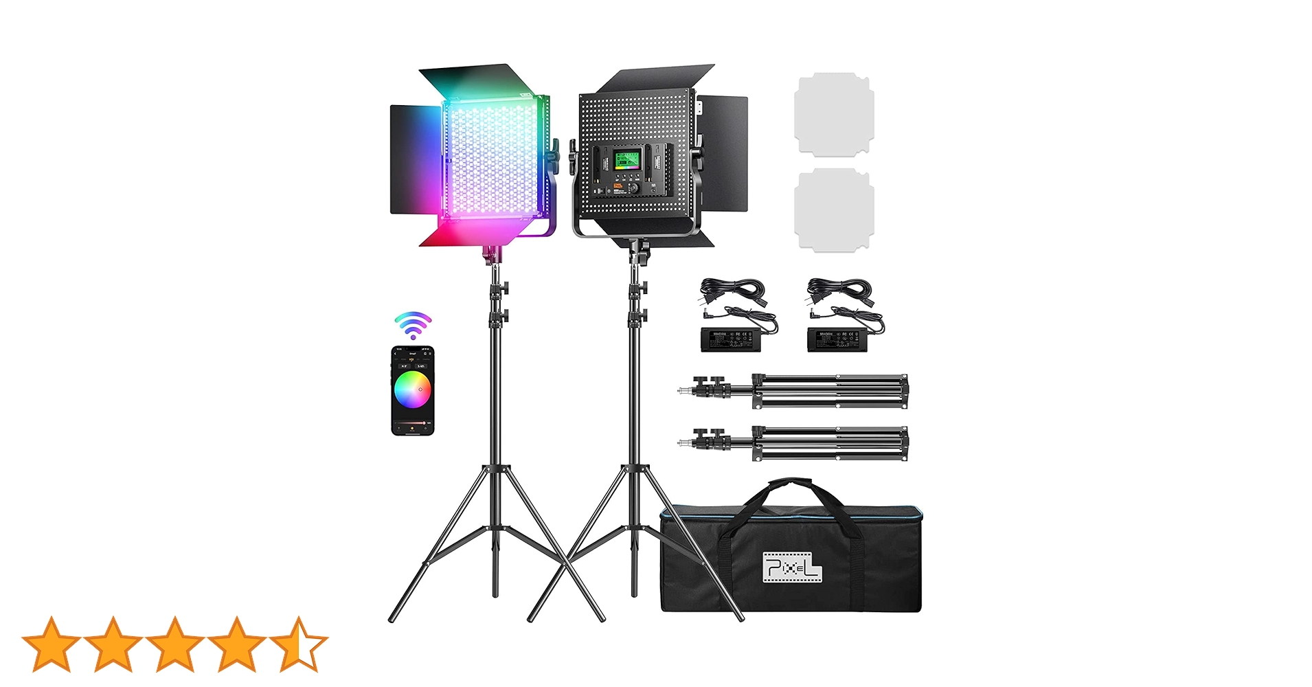 【セール中】 LEDビデオライト RGBカラーライト Amazon | SOONPHO LED撮影用ライトRGBビデオライト 2500K-8500K